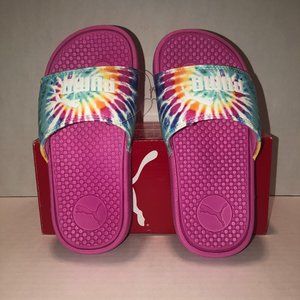 Puma Cool Cat Tie Dye Girls Box Slide